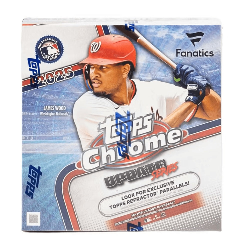 2025 Topps Chrome Update Series Baseball Fanatics Mega Box (Topps Refractor Parallel Exclusive)