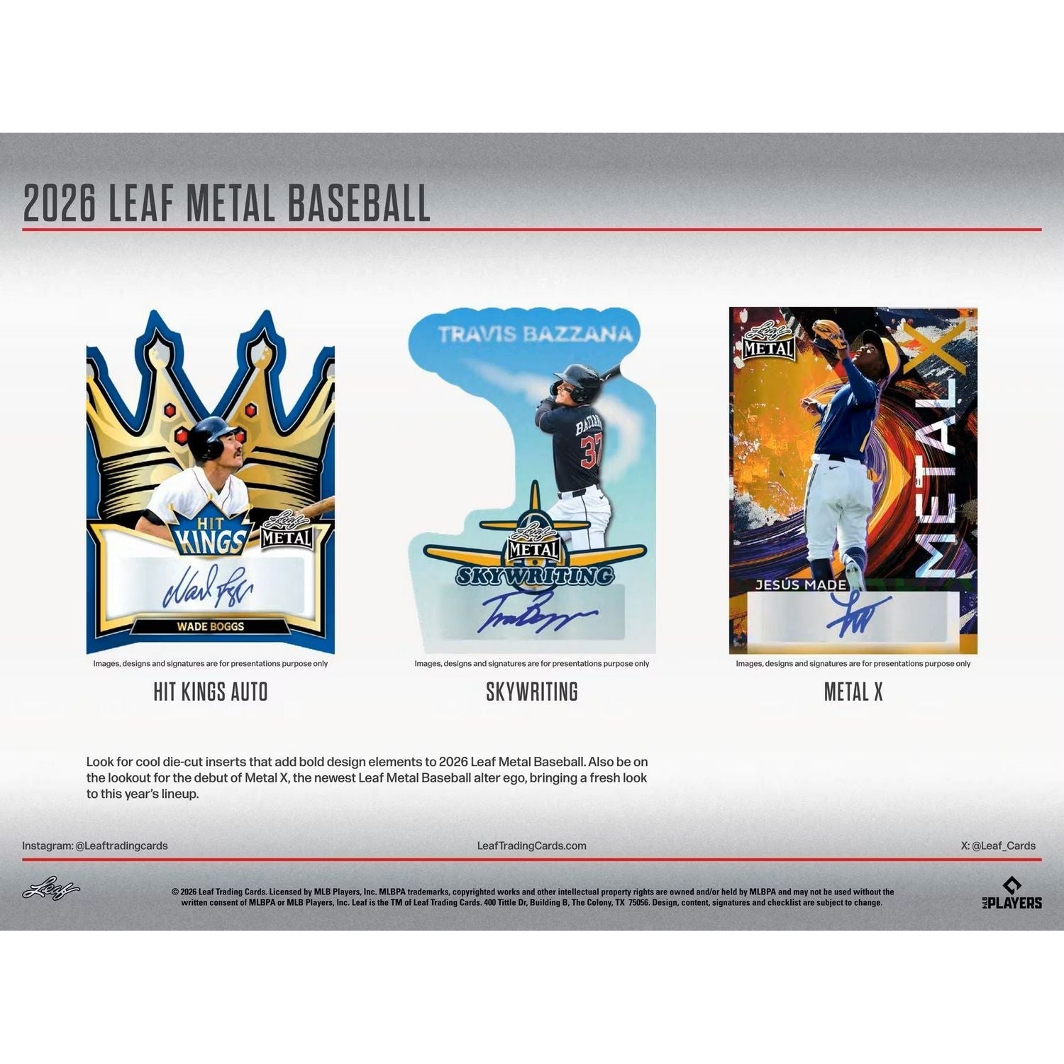 2026 Leaf Metal Baseball Jumbo Box