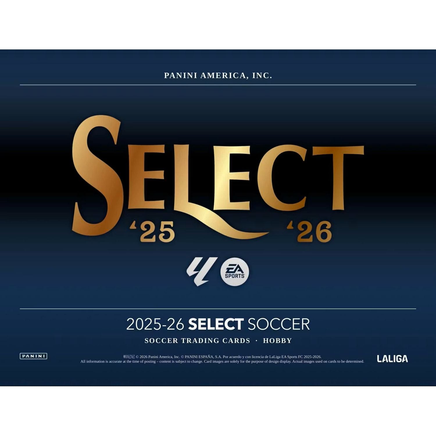 2025-26 Panini Select La Liga Soccer Hobby Box