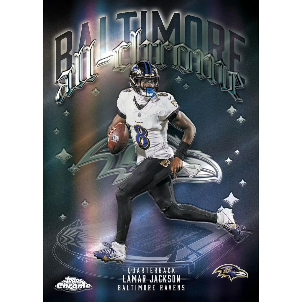 2025 Topps Chrome Football Jumbo Box
