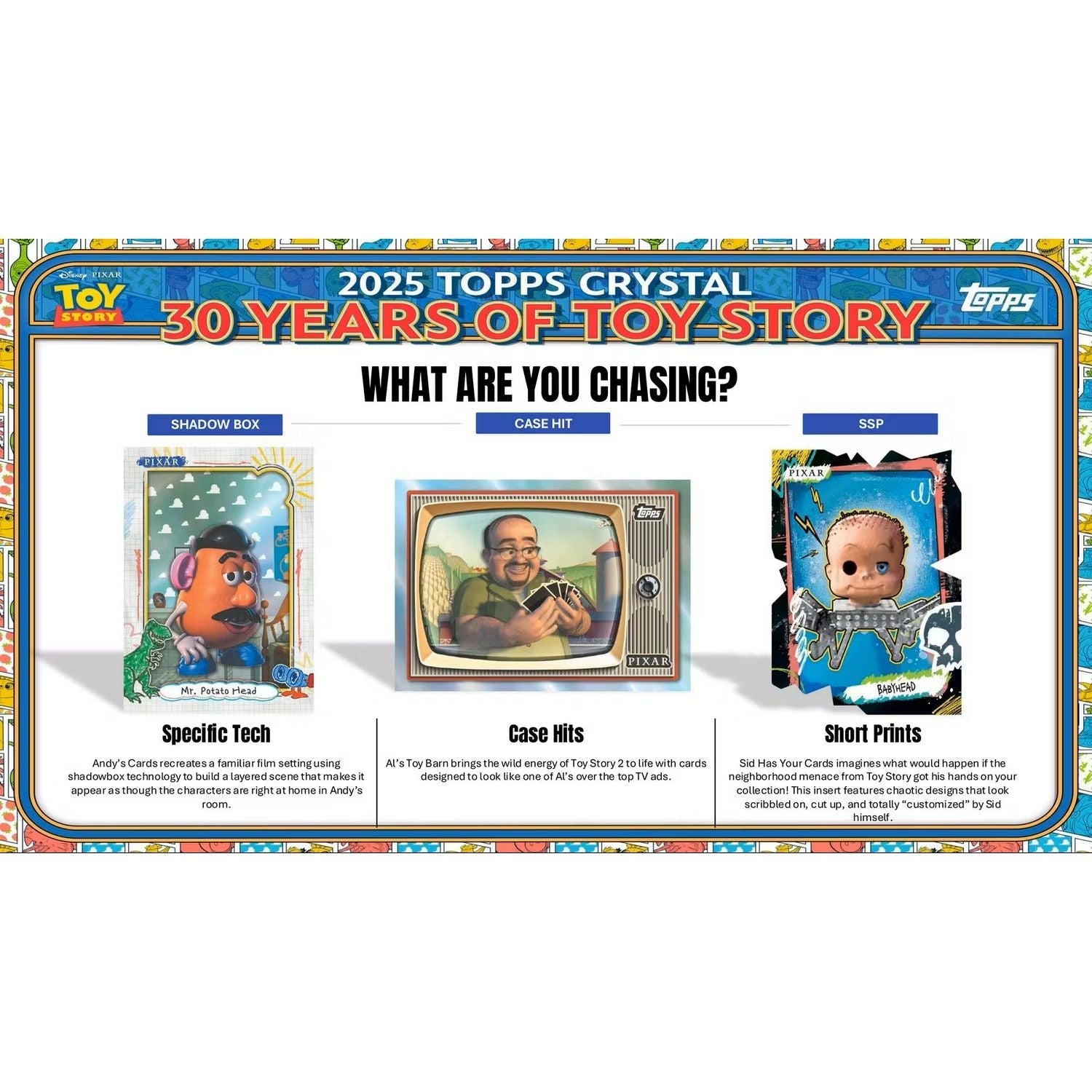 2025 Topps Pixar Crystal 30 Years of Toy Story Hobby Box