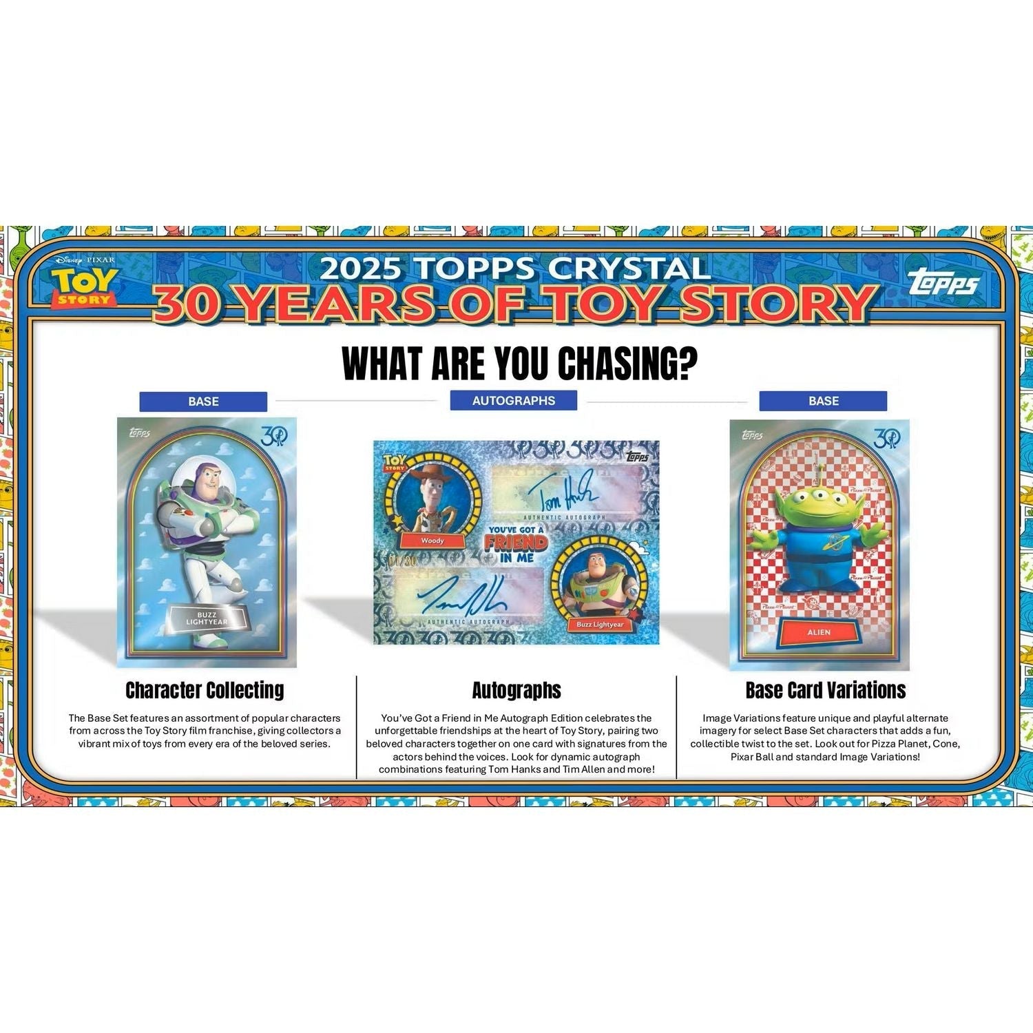 2025 Topps Pixar Crystal 30 Years of Toy Story Hobby Box