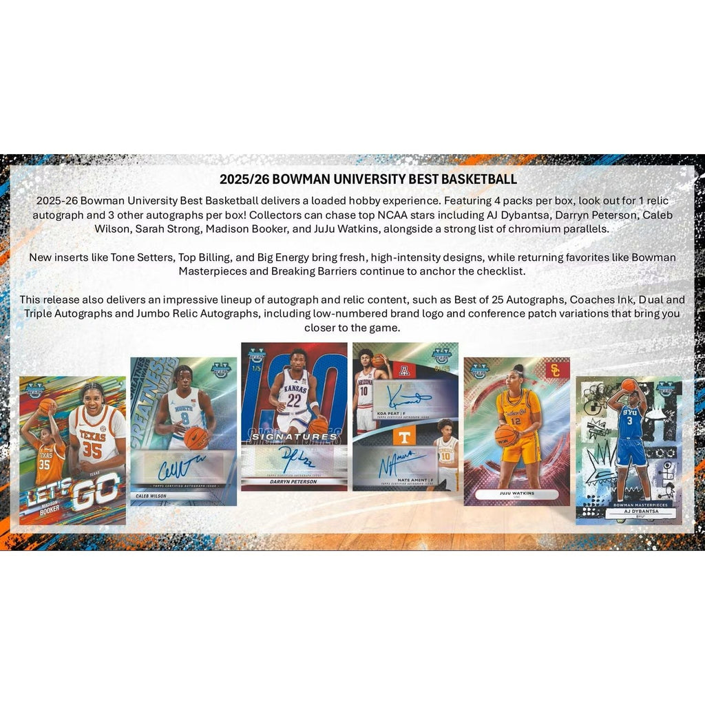 2025-26 Bowman University Best Basketball Hobby Box