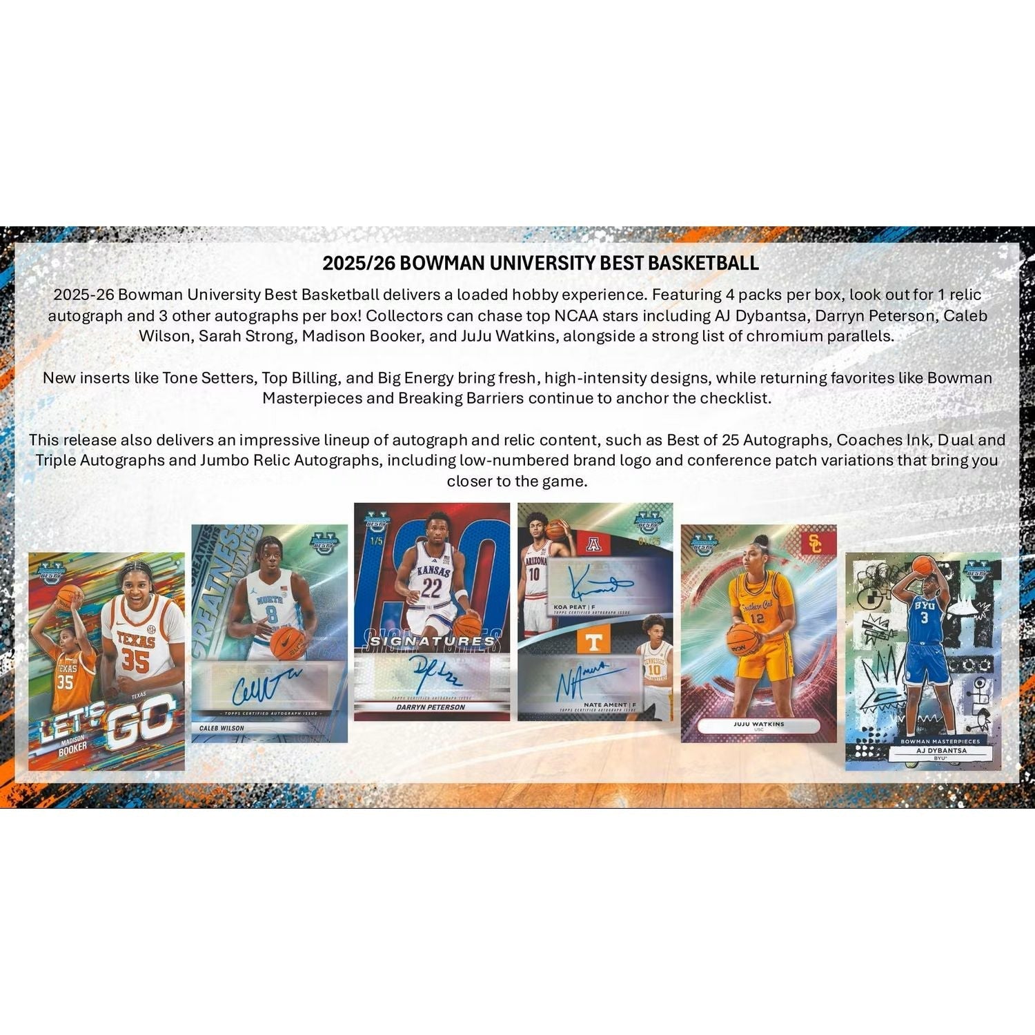 2025-26 Bowman University Best Basketball Hobby Box