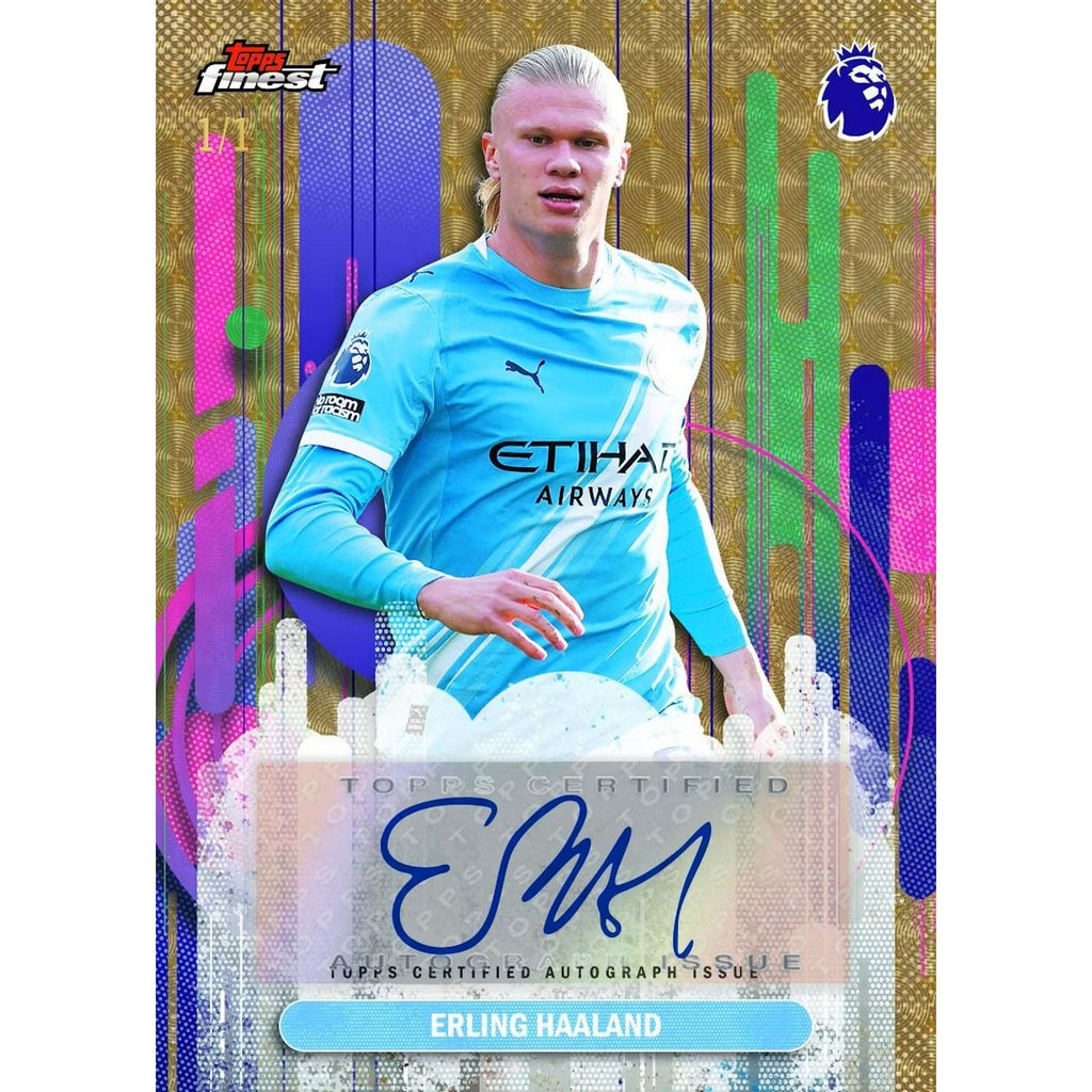 2026 Topps Finest Premier League EPL Soccer Hobby Box