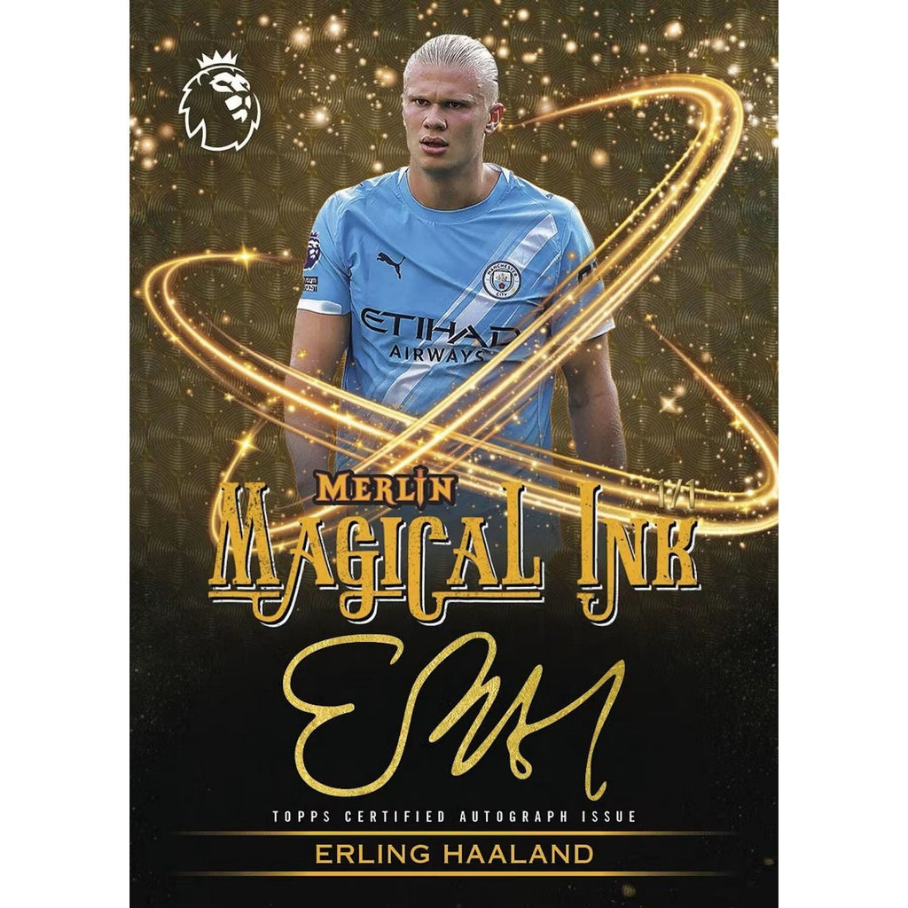 2025-26 Topps Merlin Premier League EPL Soccer Hobby Box