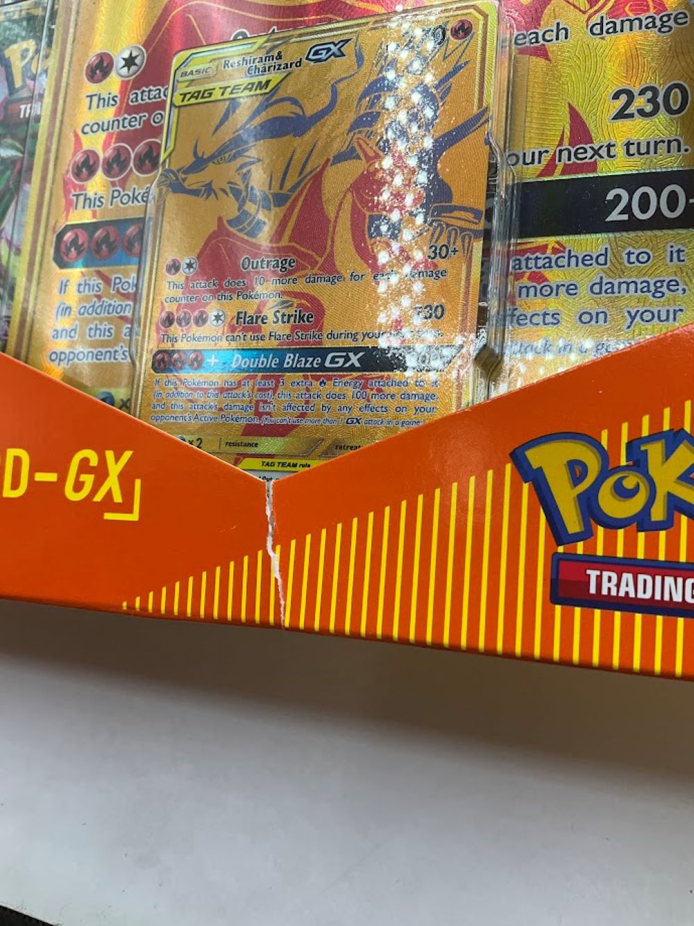 Pokemon: Reshiram & Charizard GX Premium Collection #1 *See Pictures for Condition*