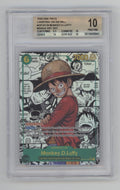 Monkey D Luffy One Piece Card Game Carrying On His Will Manga Alt Art Beckett 10