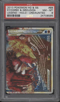 Kyogree & Groudon Pokemon Legend Undaunted Holo #88 PSA 8