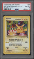 Birthday Pikachu Pokemon Black Star Promo Holo #24 PSA 6