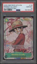 Monkey D Luffy One Piece Card Game OP13 Alternate Art #118 PSA 10 #2