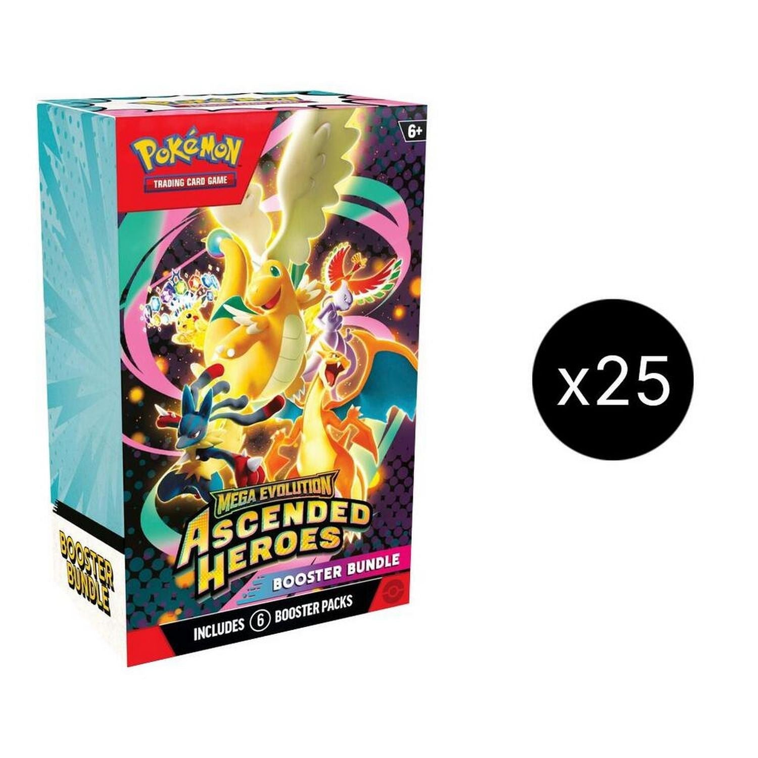 Pokemon: Mega Evolution Ascended Heroes Booster Bundle Case of 25