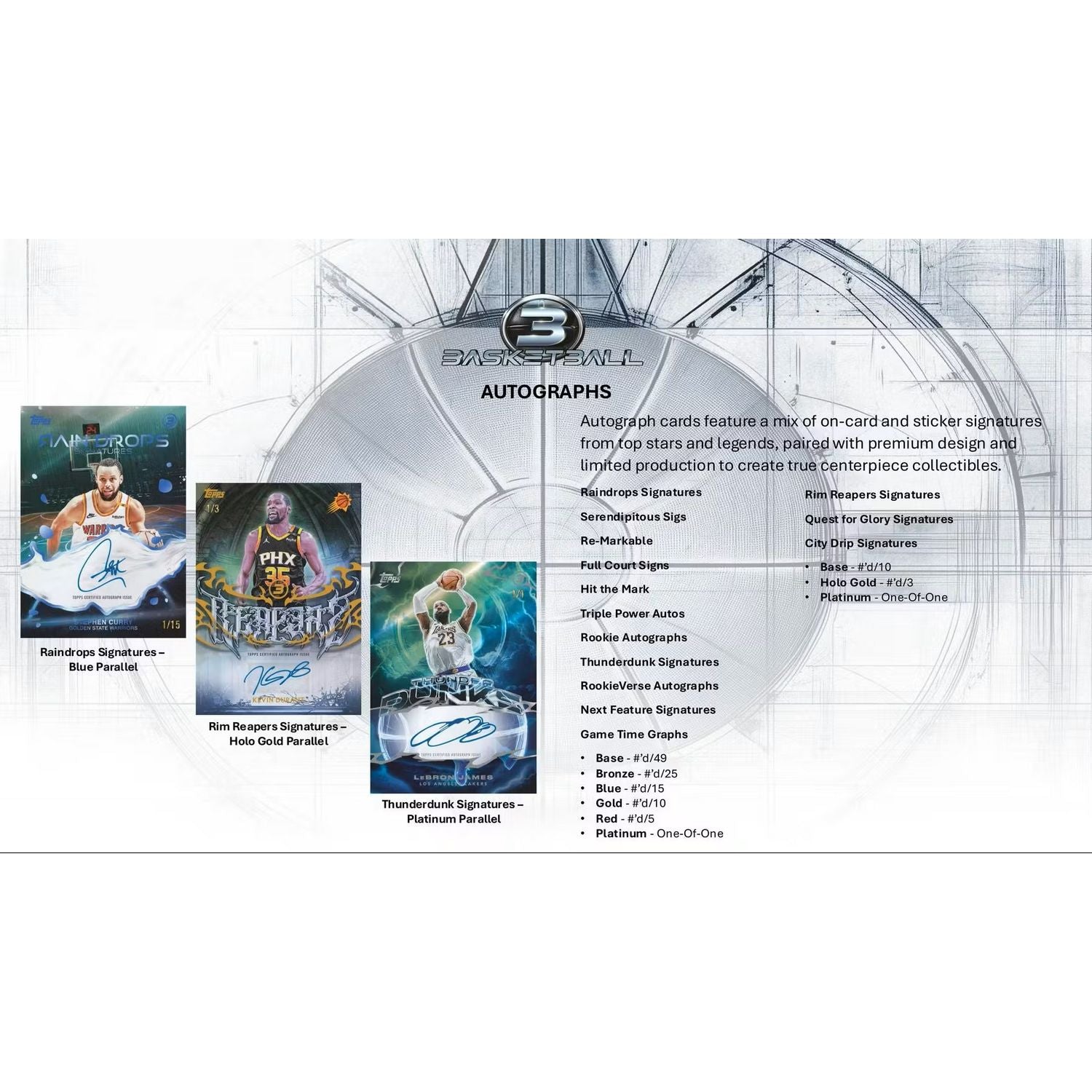 2025-26 Topps Three Basketball Hobby Box