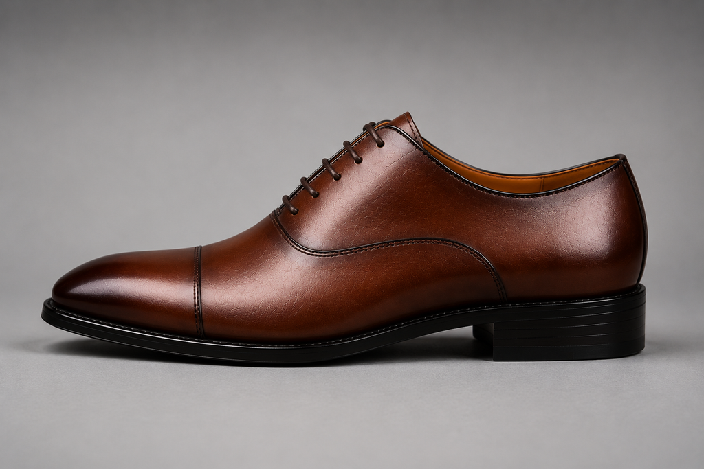 Novaaric Executive Brown Oxford Shoes
