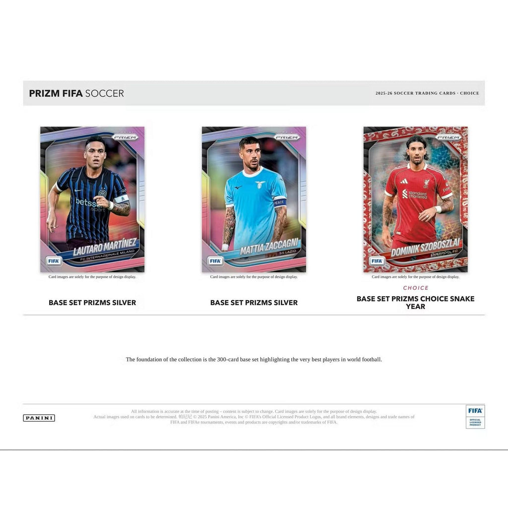 2025-26 Panini Prizm FIFA Soccer Choice Box