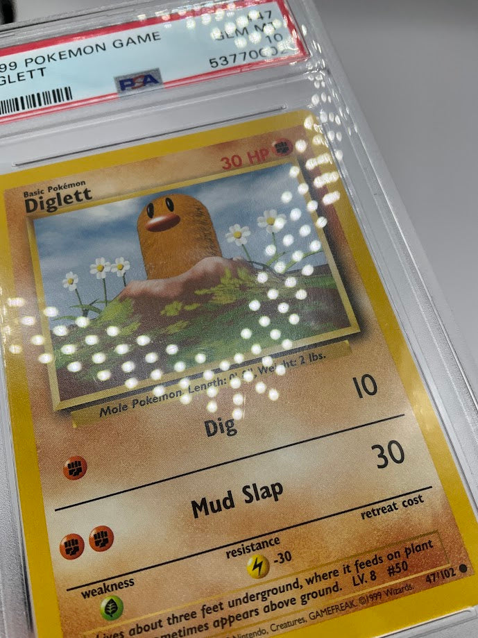 Diglett Pokemon Base Set #47 PSA 10