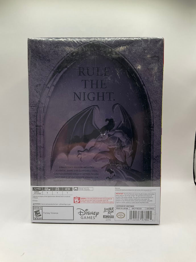 Gargoyles Remastered [Collector's Edition] Nintendo Switch Sealed