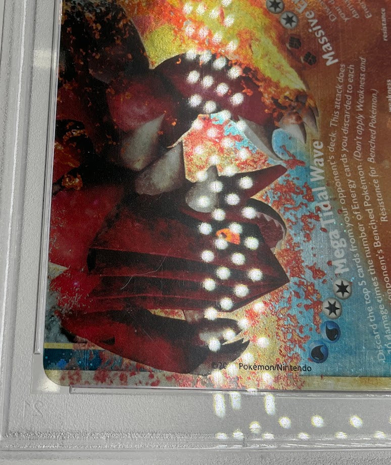 Kyorge & Groudon Pokemon Undaunted Legend Holo #88 PSA 7
