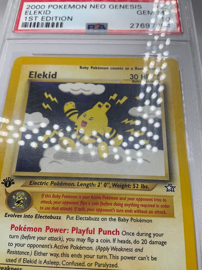 Elekid Pokemon Neo Genesis 1st Edition #22 PSA 10
