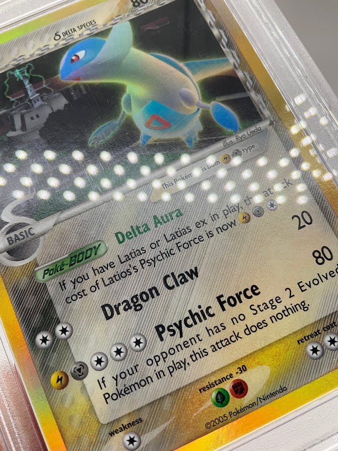 Latios Pokemon Delta Species Holo #9 PSA 8
