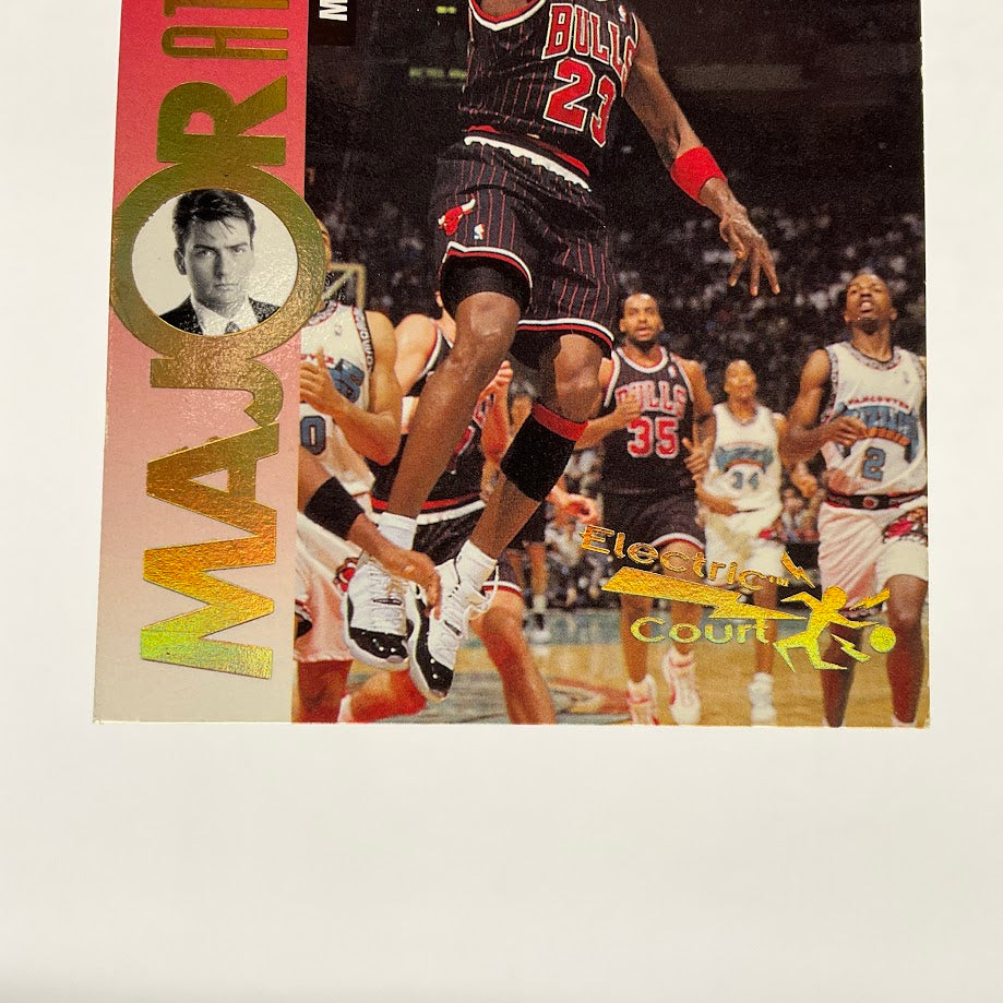 Michael Jordan / Charlie Sheen 1995-96 Upper Deck #339