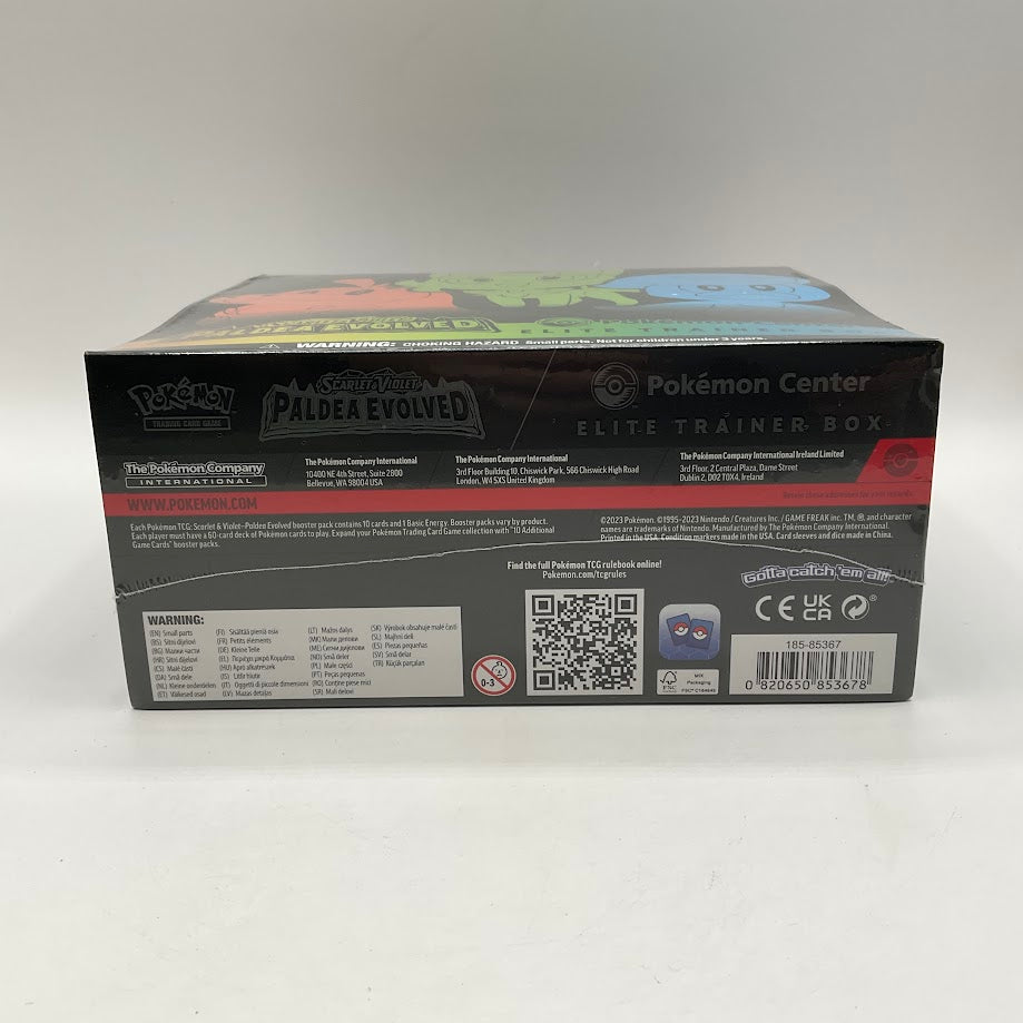 Pokemon: Scarlet & Violet Paldea Evolved Elite Trainer Box Pokemon Center Exclusive