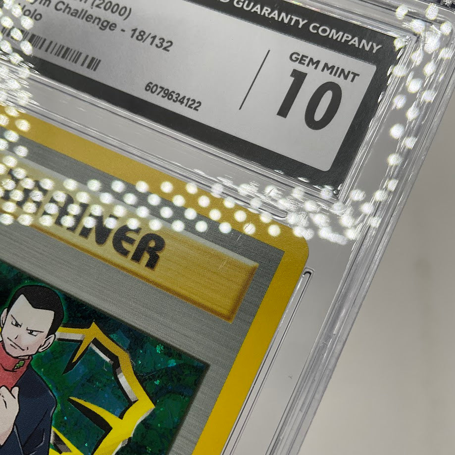 Giovanni Pokemon Gym Challenge Holo #18 CGC 10