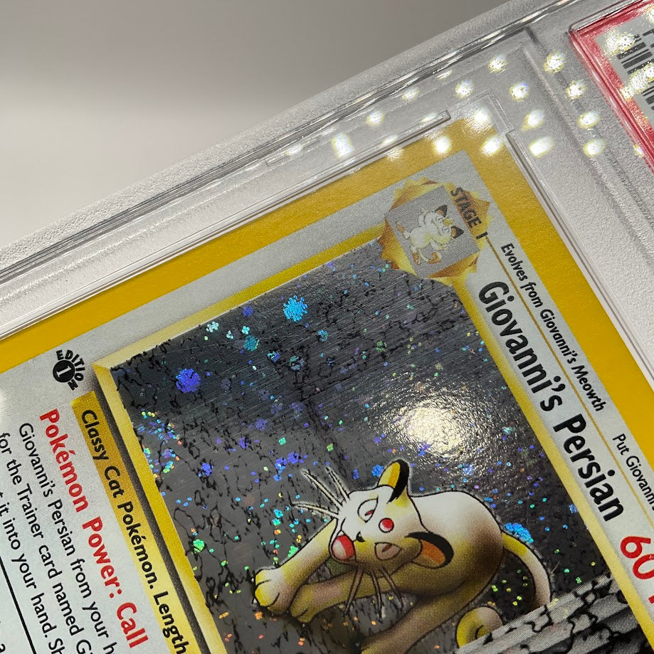Giovanni's Persian Pokemon Gym Challenge Holo 1st Edition #8 PSA 9