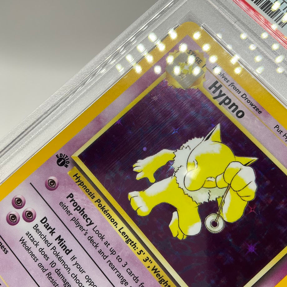 Hypno Pokemon Fossil Holo 1st Edition #8 PSA 9