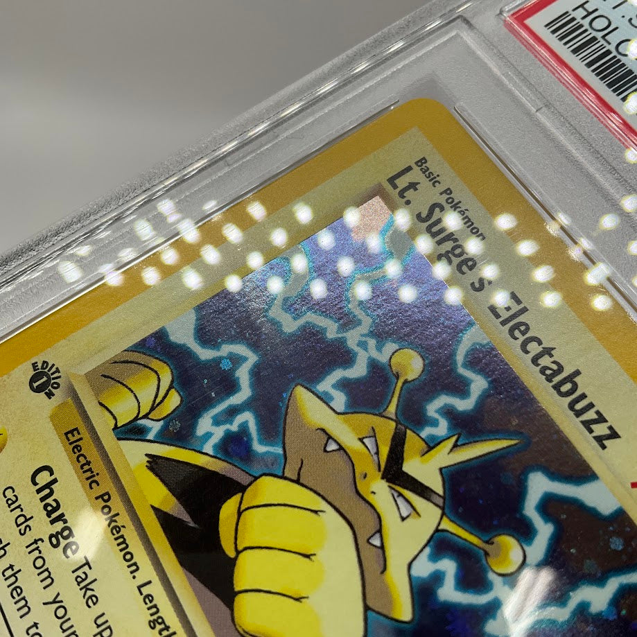 Lt. Surge's Electabuzz Pokemon Gym Heroes Holo 1st Edition #6 PSA 9
