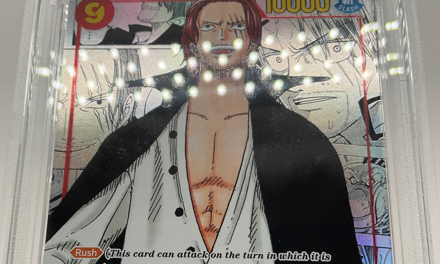 Shanks One Piece Card Game PRB01 Manga Alternate Art #120 PSA 10