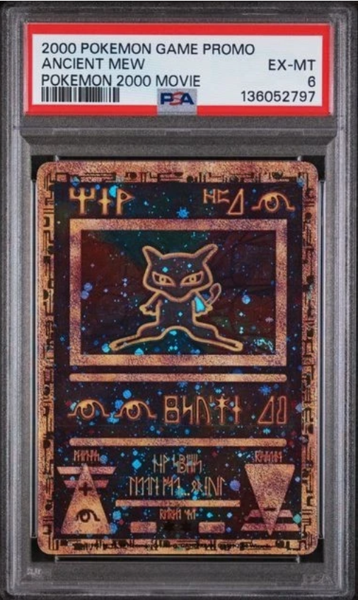 Ancient Mew – Pokemon (2000) Movie Promo 2000 - PSA Graded 6