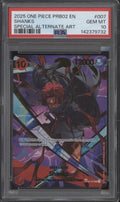 Shanks One Piece Card Game PRB02 Special Alternate Art #007 PSA 10