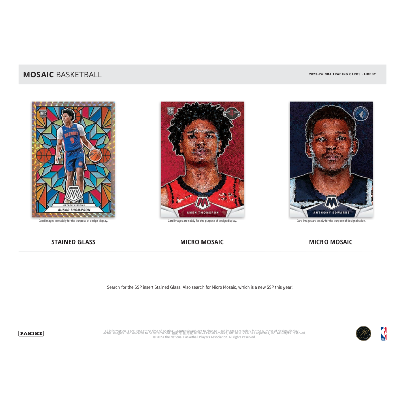 2023/24 Panini Mosaic Basketball Hobby Box