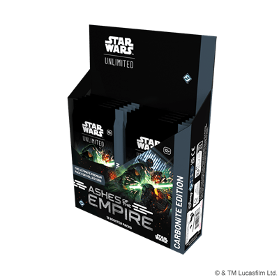 Star Wars: Unlimited - Ashes of the Empire: Carbonite Booster Display