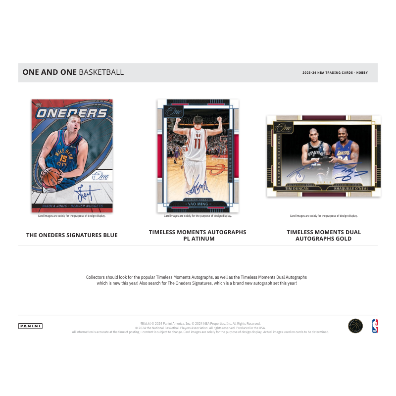 2023/24 Panini One & One Basketball Hobby Box