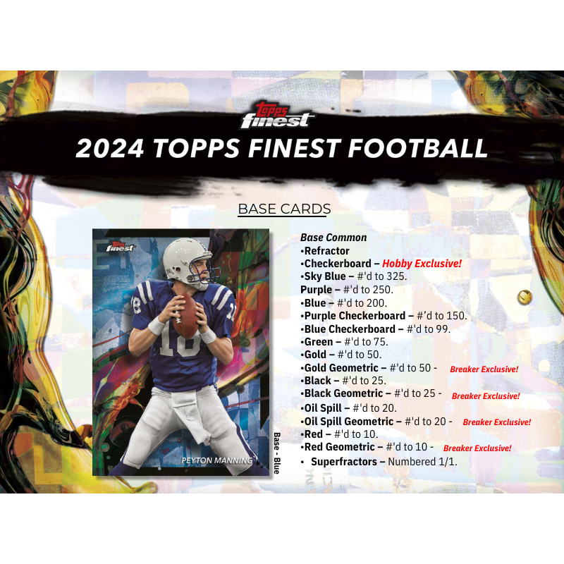 2024 Topps Finest Football Breaker's Delight Box