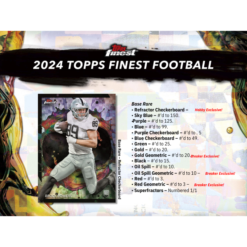 2024 Topps Finest Football Breaker's Delight Box
