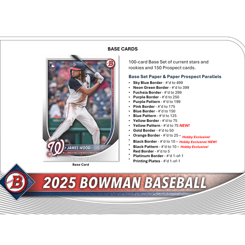 2025 Bowman Baseball Hobby Box