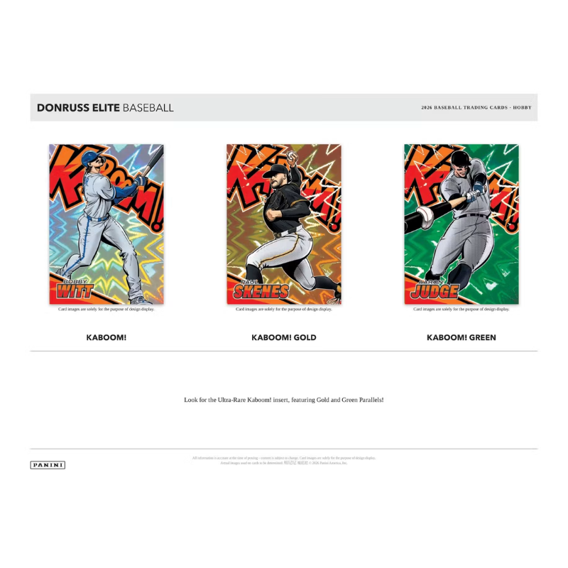 2026 Panini Donruss Elite Baseball Hobby Box