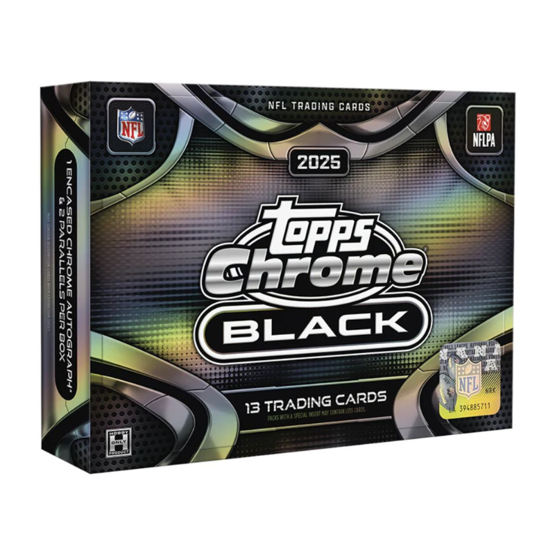 2025 Topps Chrome Black Football Hobby Box