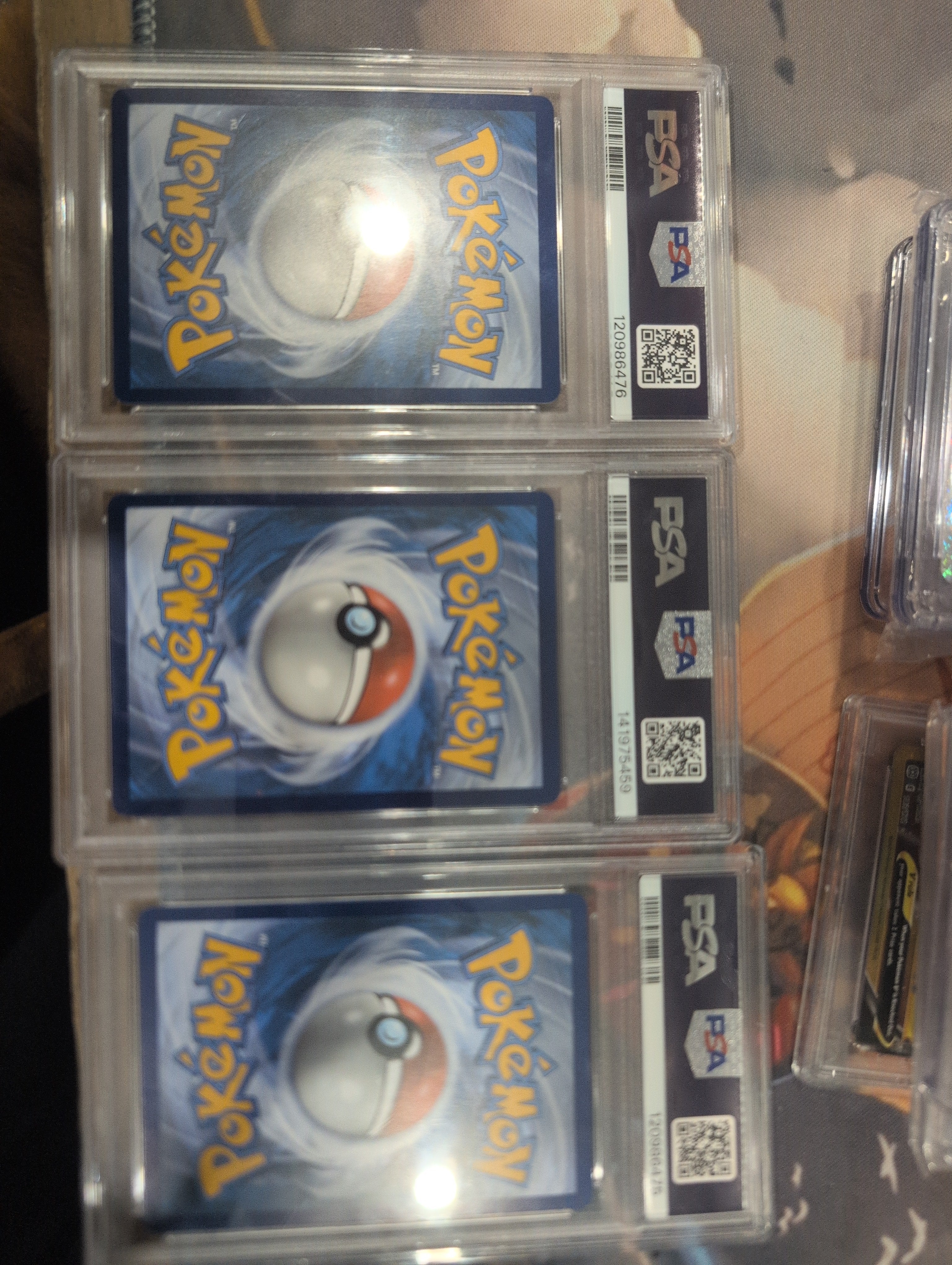 Pokemon: PSA 10 Radiant Charizard, Blastoise & Venusaur Pokemon GO Trio